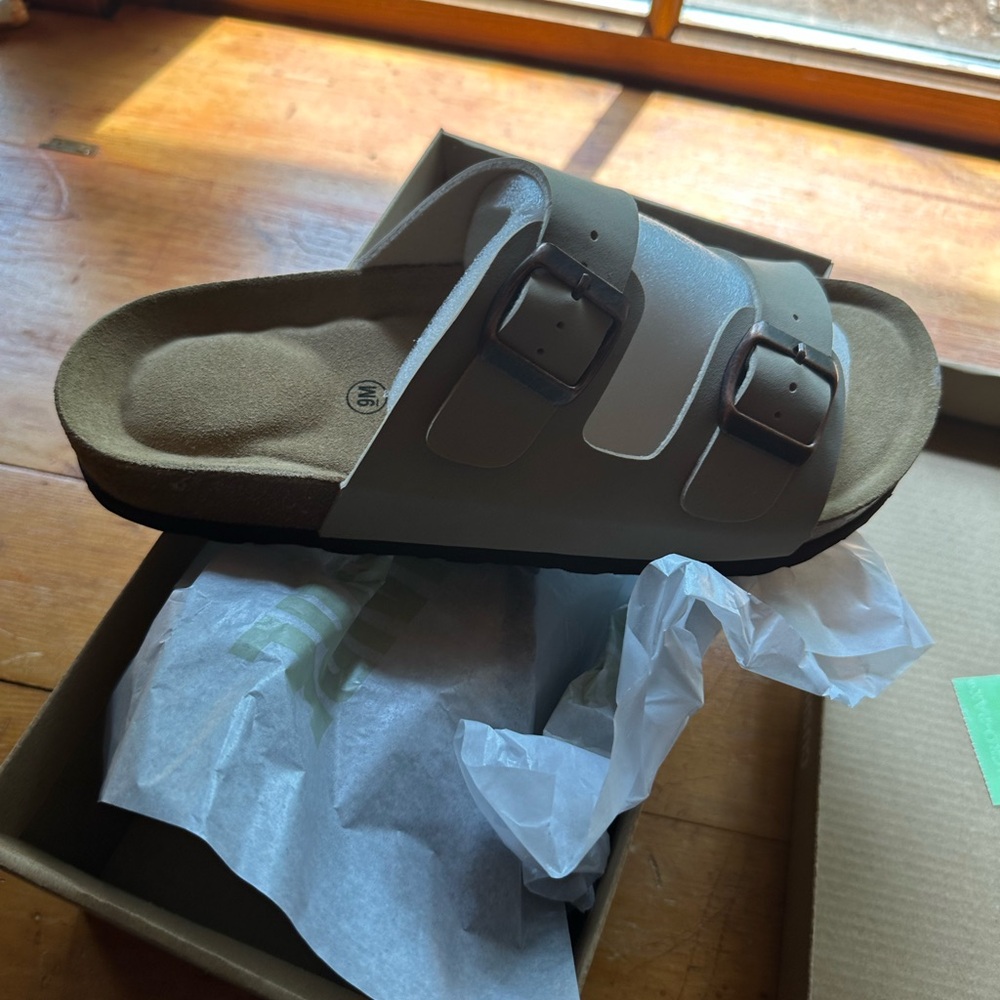 Stylish Double-Strap Sandals.
